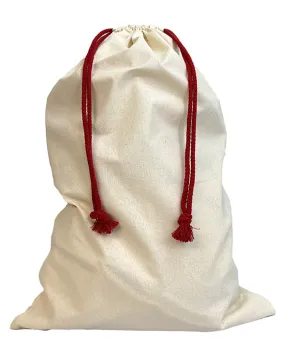 100 ct Wholesale 24" Cotton Laundry Bags / Santa Sacks - By Case