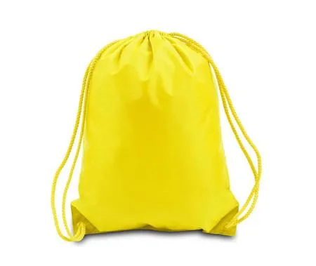 12 ct Drawstring Backpacks Sport Cinch Bags - MEDIUM - By Dozen