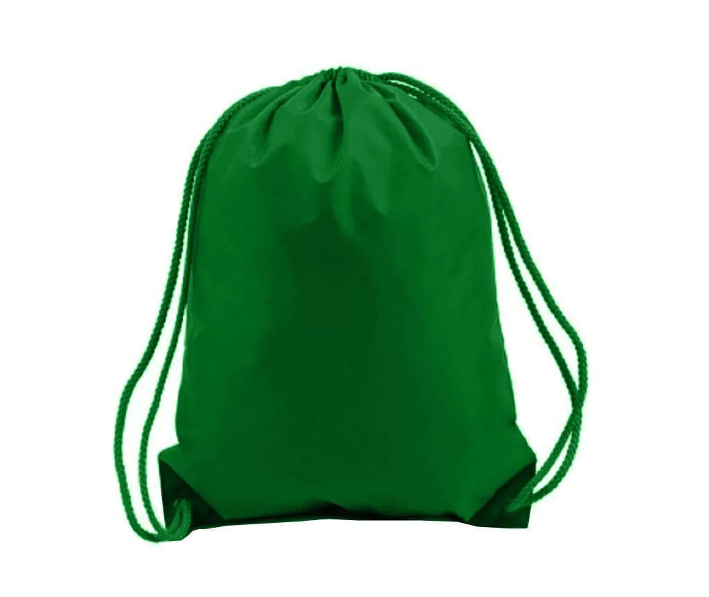 12 ct Drawstring Backpacks Sport Cinch Bags - MEDIUM - By Dozen