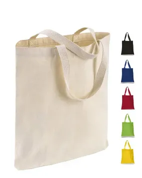 12 ct High Quality Promotional 100% Canvas Tote Bags - By Dozen