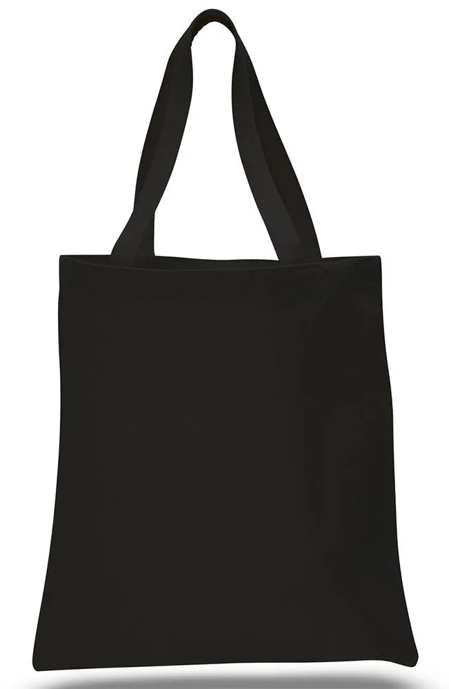 12 ct High Quality Promotional 100% Canvas Tote Bags - By Dozen