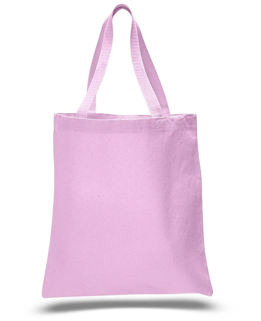 12 ct High Quality Promotional 100% Canvas Tote Bags - By Dozen