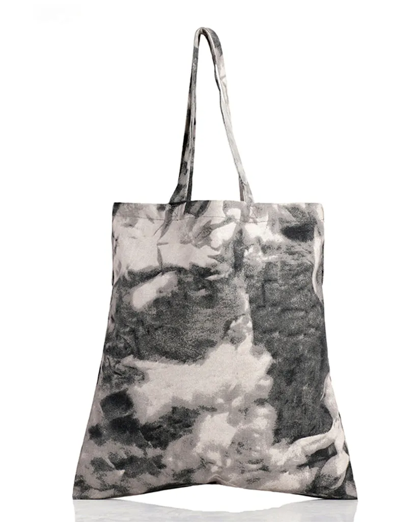 12 ct High Quality Tie-Dye Canvas Tote Bag - By Dozen