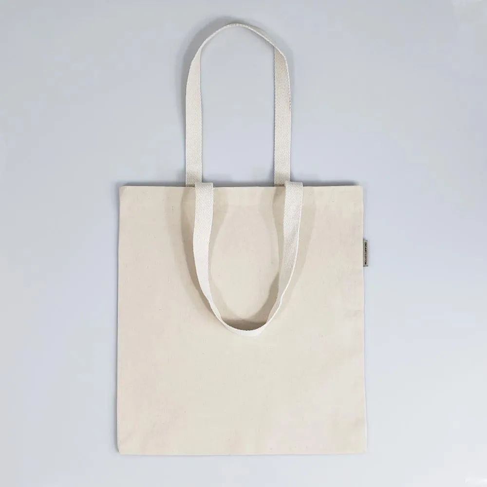 12 ct Organic Cotton Heavy Canvas Tote Bags - By Dozen