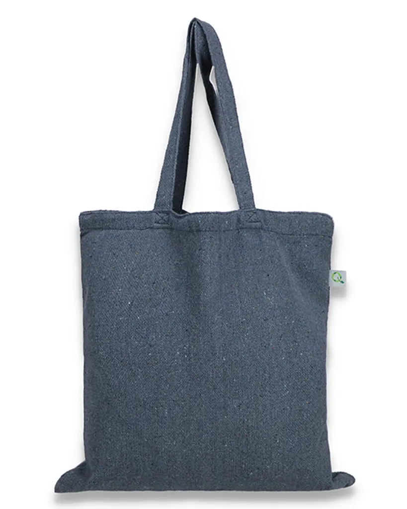 12 ct Recycled Sustainable Canvas Tote Bag - By Pack