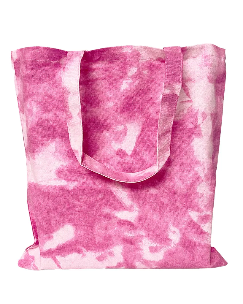 144 ct High Quality Tie-Dye Canvas Tote Bag - By Case