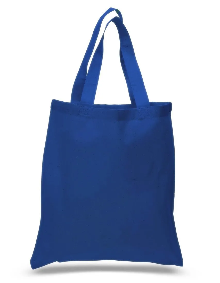 240 ct Economical 100% Cotton Reusable Wholesale Tote Bags - By Case