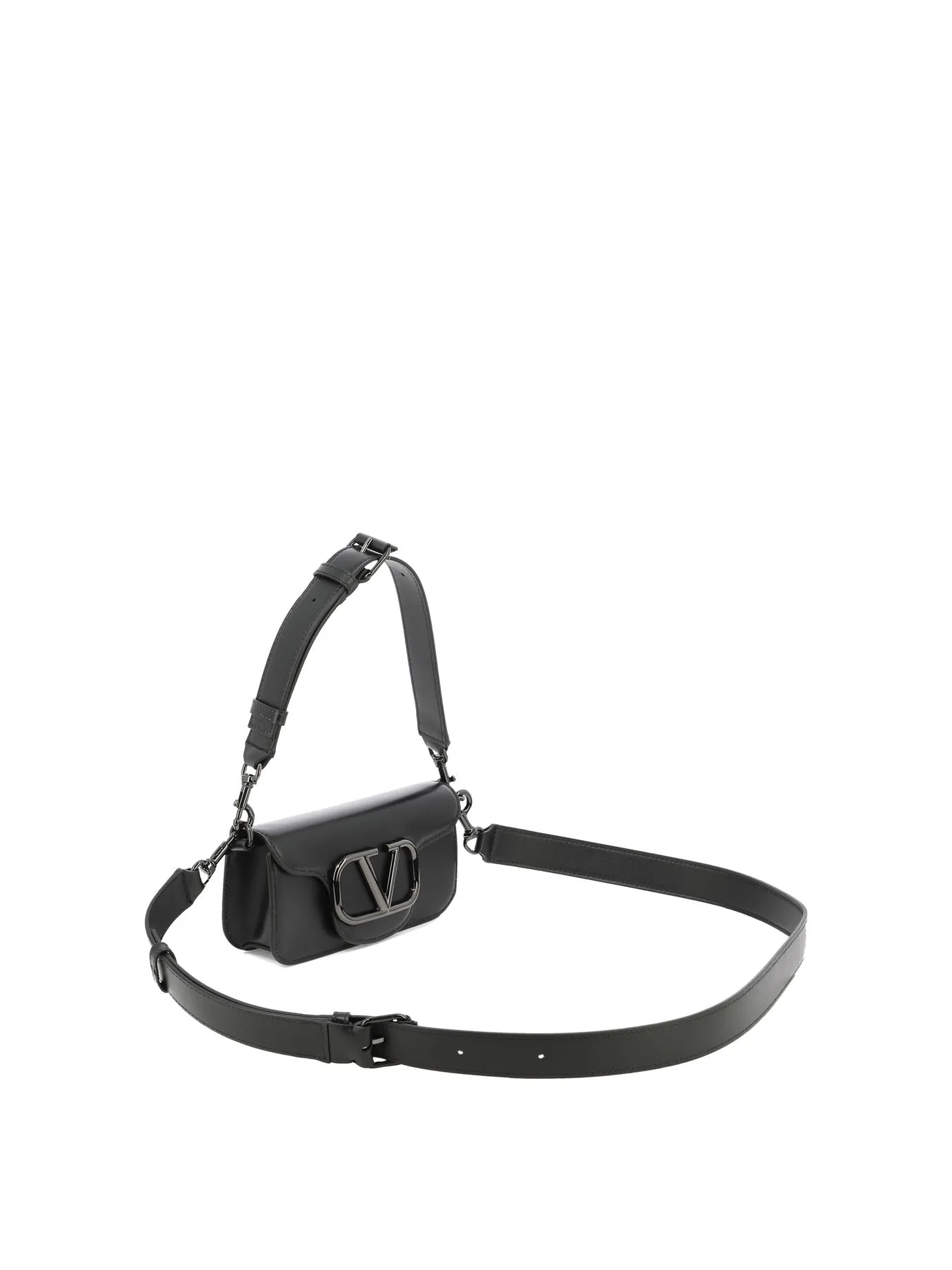 24SS Black Men's Shoulder Bag by Valentino Garavani