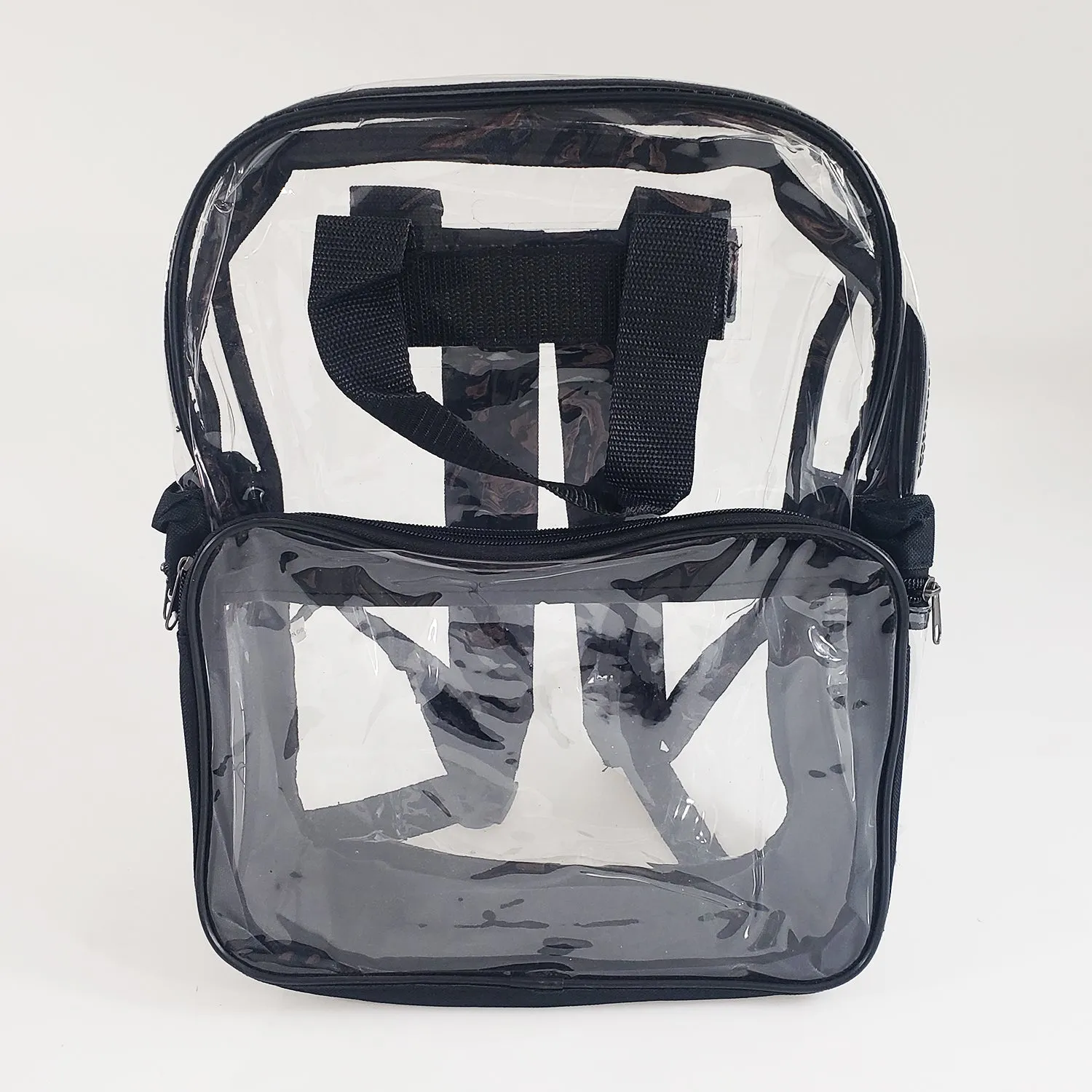 6 ct Heavy Vinyl Polyester Clear Backpack - By Bundle