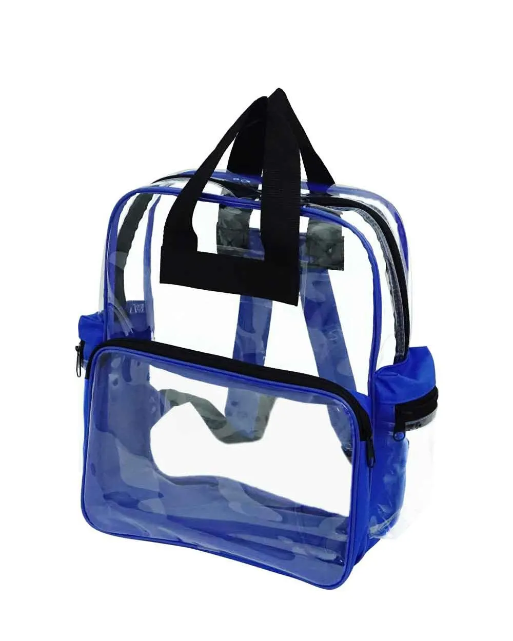 6 ct Heavy Vinyl Polyester Clear Backpack - By Bundle