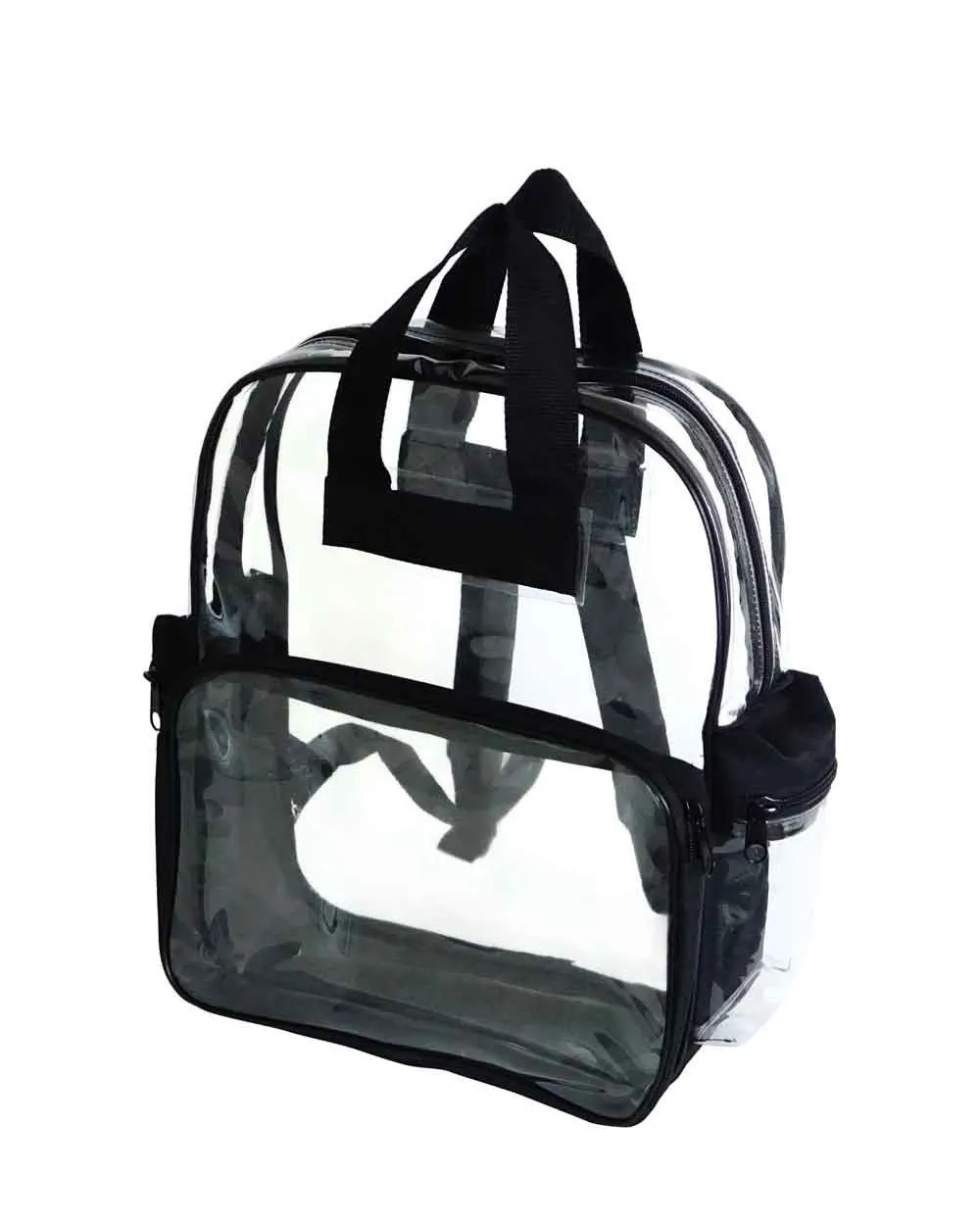 6 ct Heavy Vinyl Polyester Clear Backpack - By Bundle