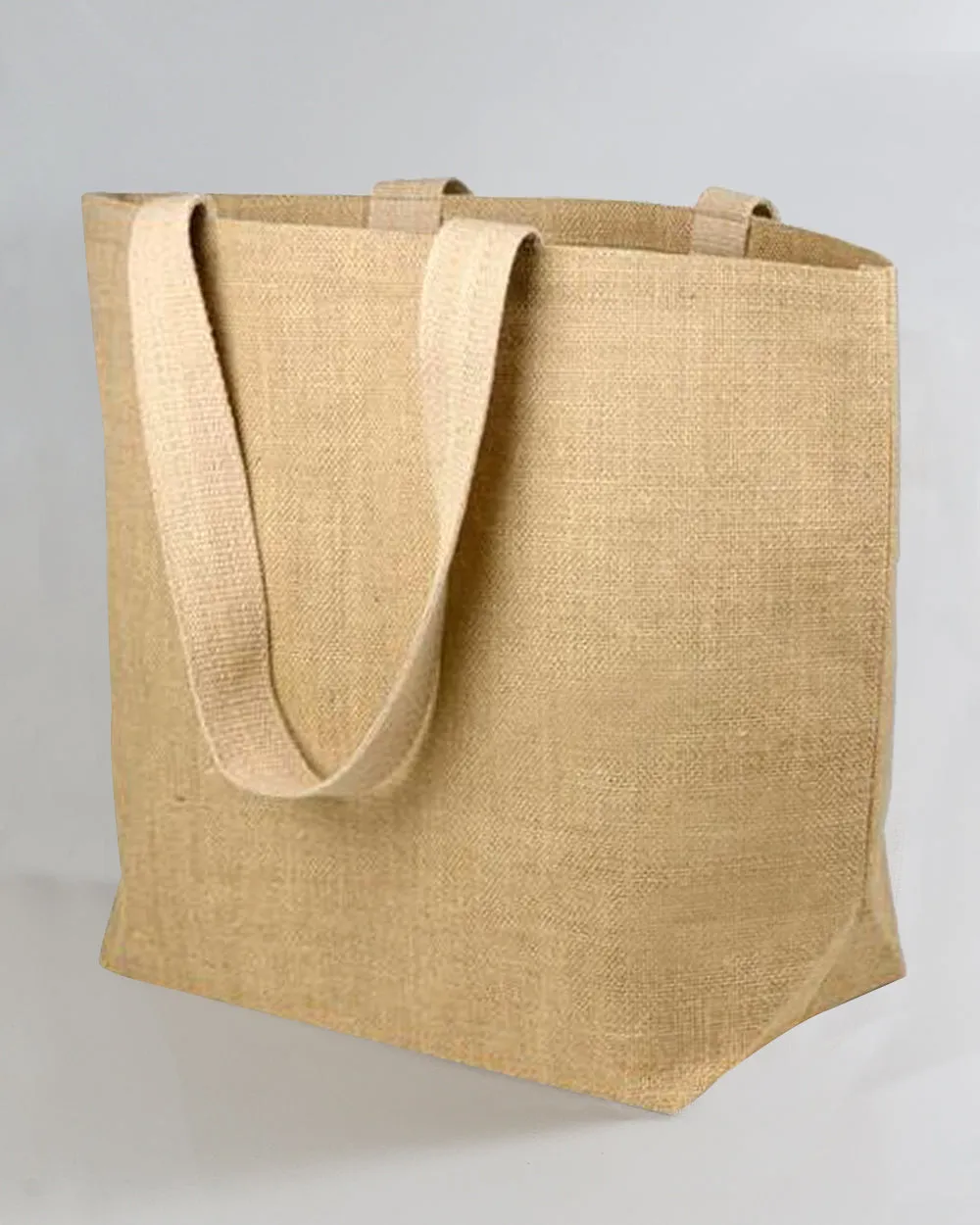 6 ct Large Jute Beach Bag / Burlap Beach Totes - Pack of 6