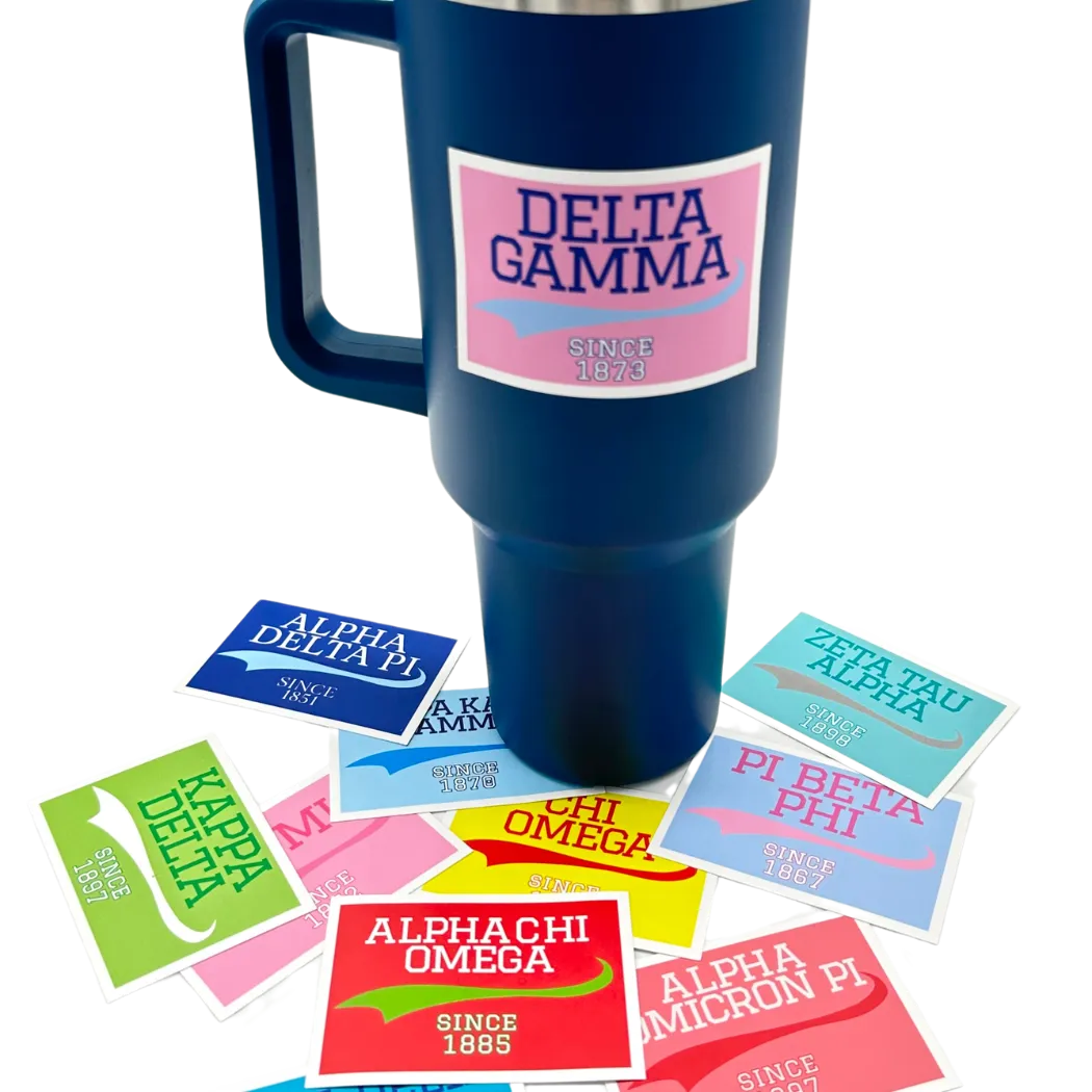 ADPi - Sorority Sticker - Collegiate Design