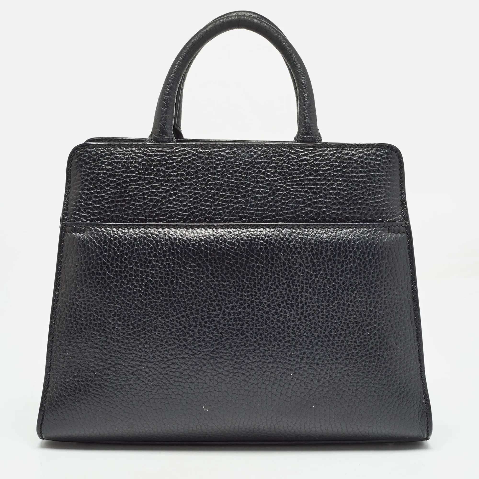 AIGNER Black Leather Small Cybill Tote