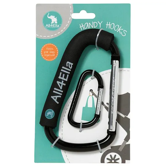 All4ella Handy Hook for Pram - Black