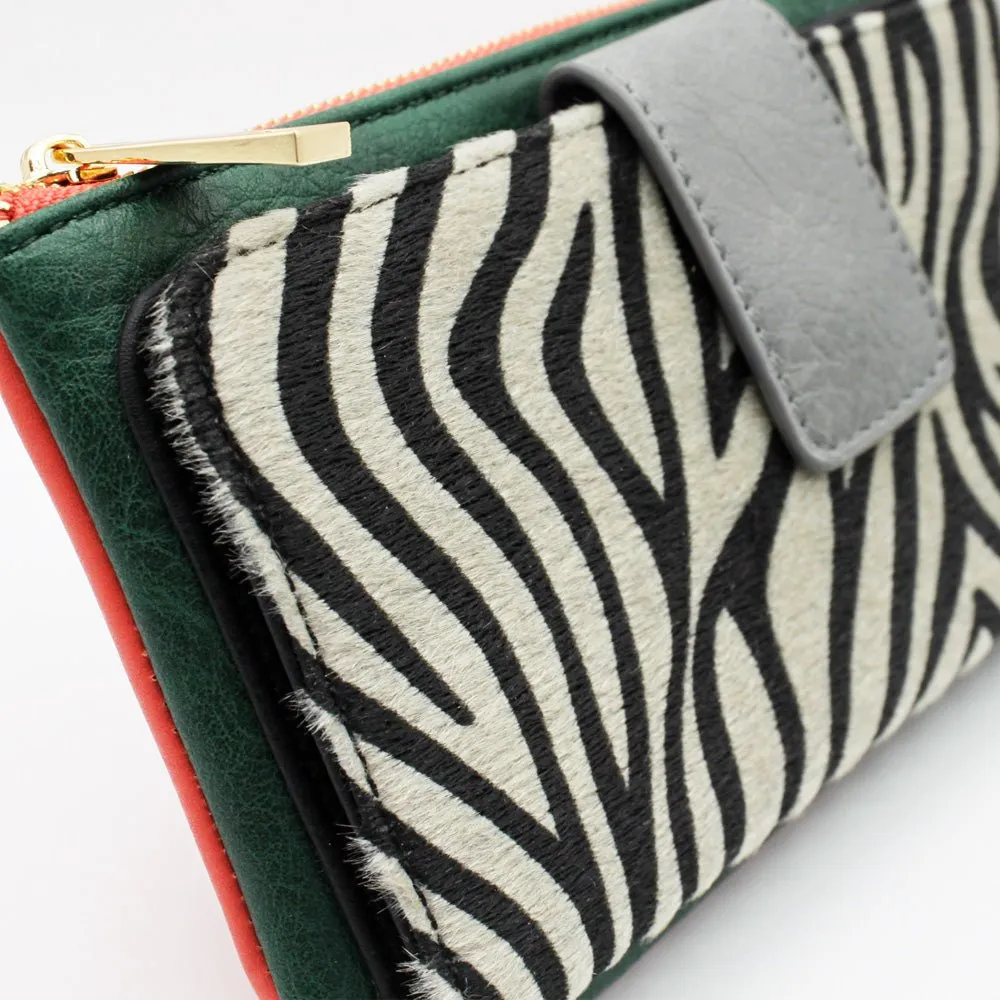 Animal Print Zebra Wallet