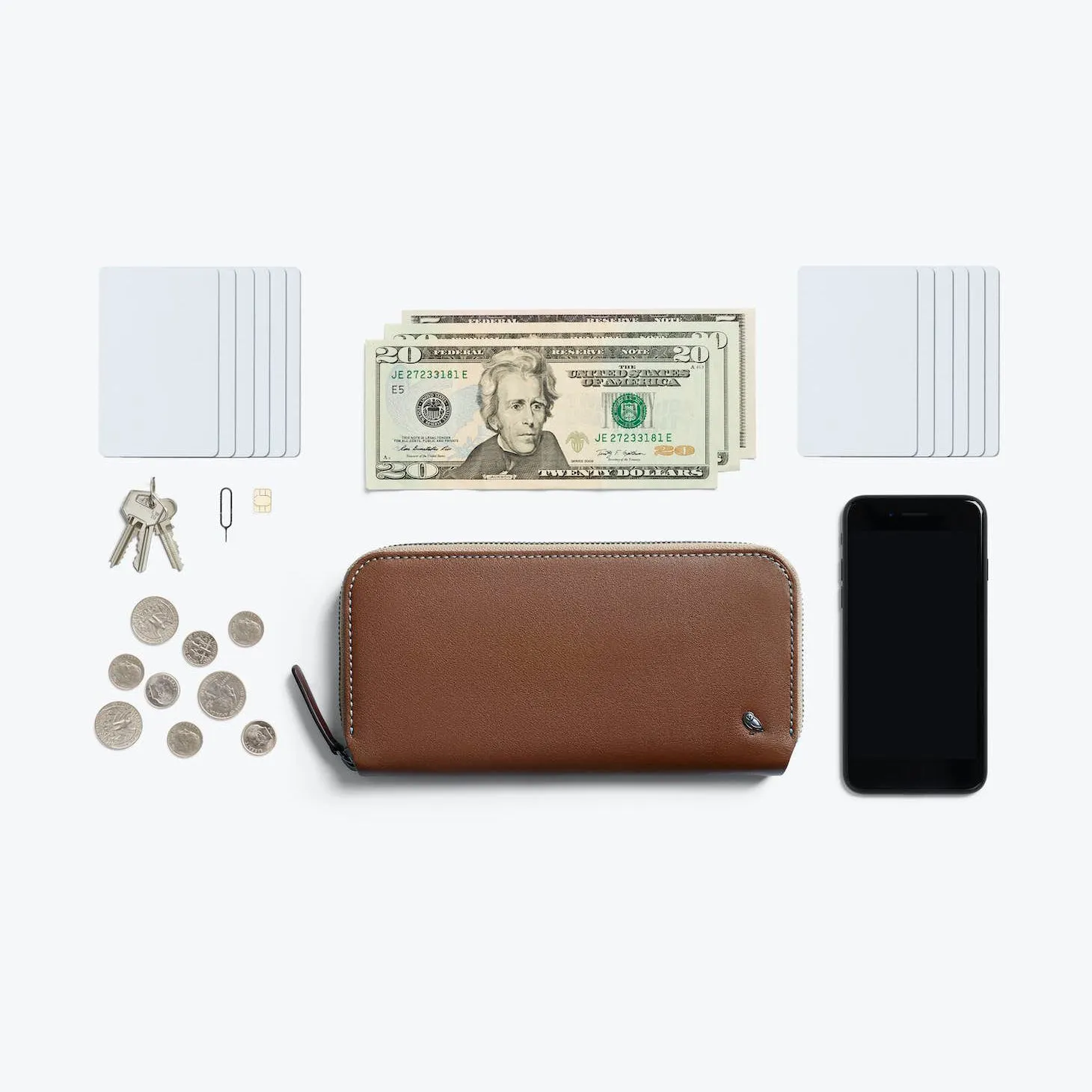 Bellroy Folio | Leather Zip Folio Wallet