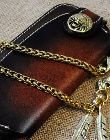 Best Wallet With Chain Handmade Biker Wallet Leather Biker Chain Wallets Cool Wallet On A Chain