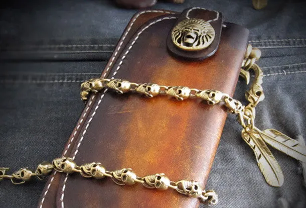 Best Wallet With Chain Handmade Biker Wallet Leather Biker Chain Wallets Cool Wallet On A Chain