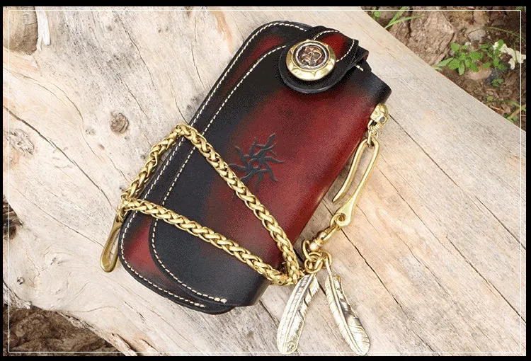 Best Wallet With Chain Handmade Biker Wallet Leather Biker Chain Wallets Cool Wallet On A Chain