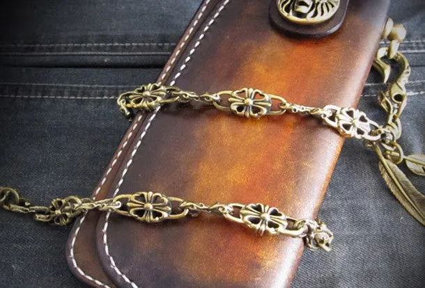 Best Wallet With Chain Handmade Biker Wallet Leather Biker Chain Wallets Cool Wallet On A Chain