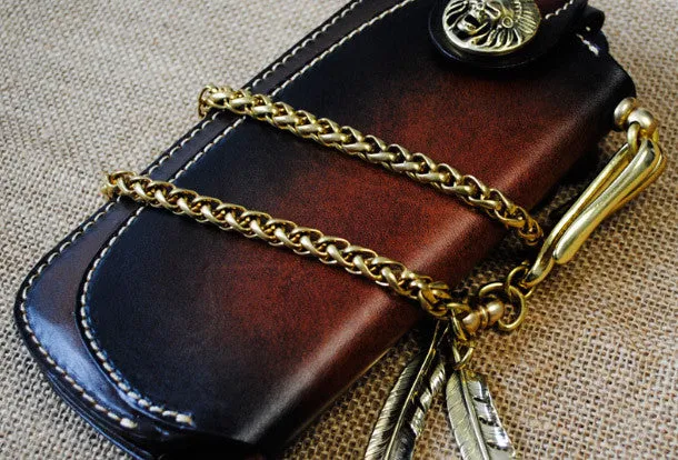 Best Wallet With Chain Handmade Biker Wallet Leather Biker Chain Wallets Cool Wallet On A Chain