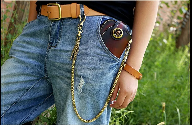 Best Wallet With Chain Handmade Biker Wallet Leather Biker Chain Wallets Cool Wallet On A Chain