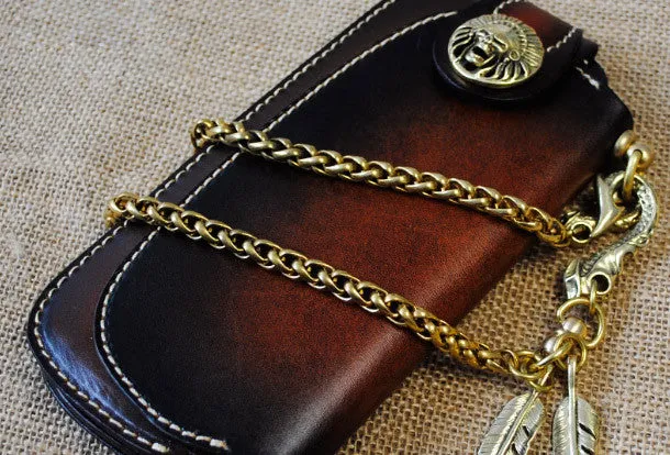 Best Wallet With Chain Handmade Biker Wallet Leather Biker Chain Wallets Cool Wallet On A Chain