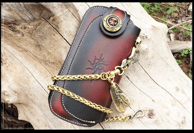 Best Wallet With Chain Handmade Biker Wallet Leather Biker Chain Wallets Cool Wallet On A Chain