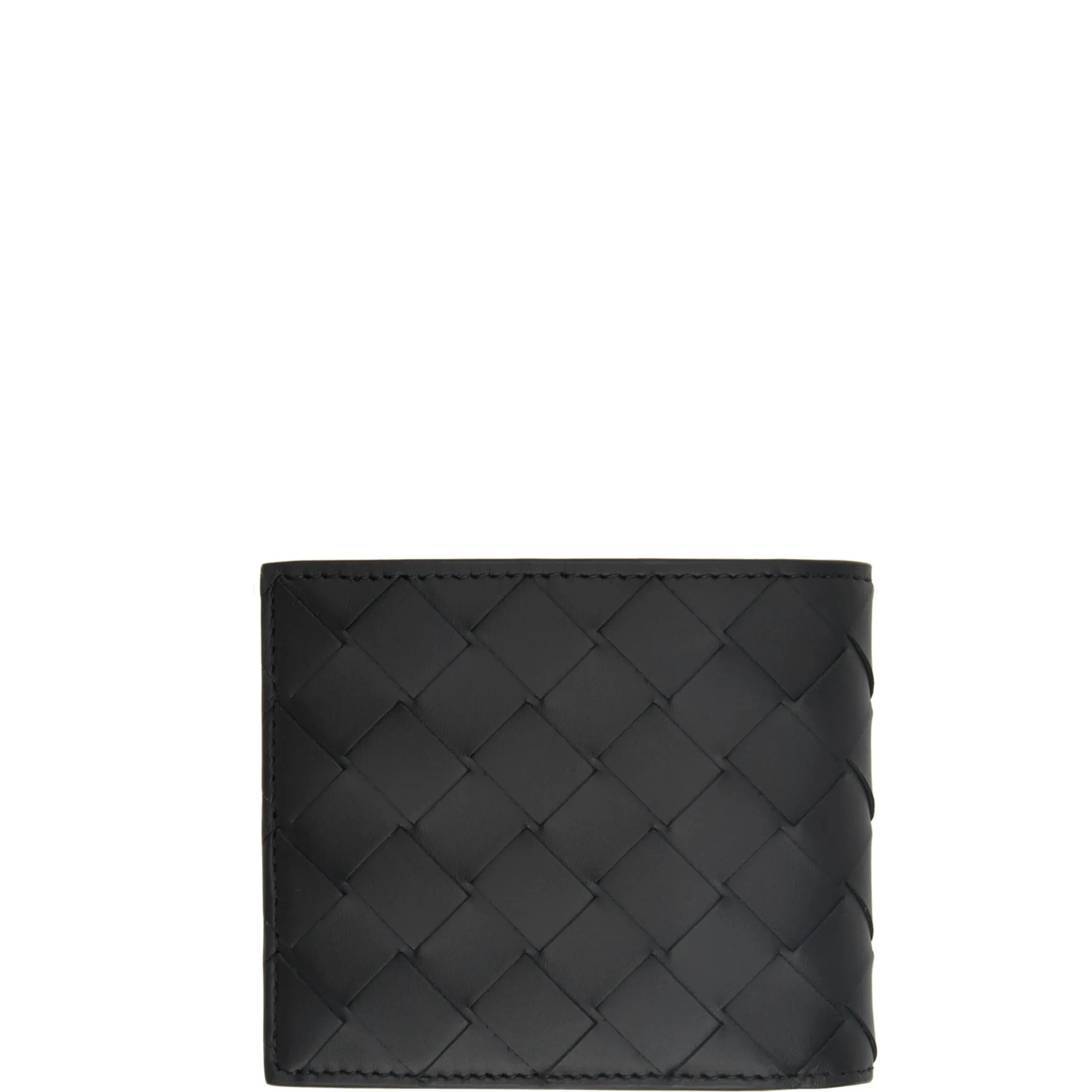 Bi-Fold Wallet Intrecciato, Black