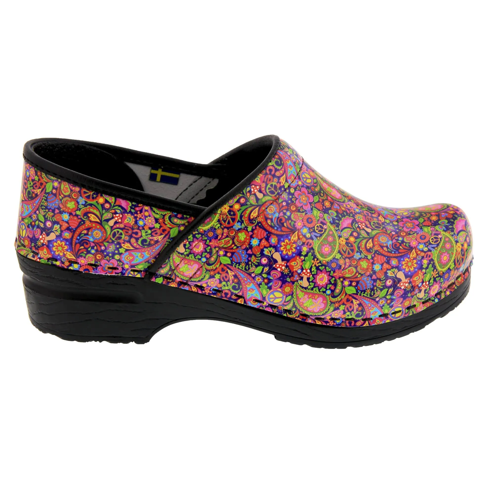 BJORK PROFESSIONAL Peace Leather Clogs - CLOSEOUT