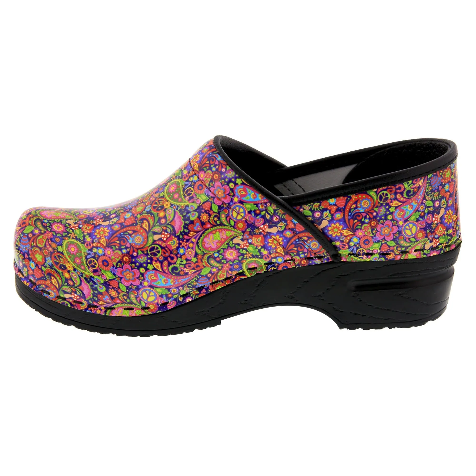 BJORK PROFESSIONAL Peace Leather Clogs - CLOSEOUT