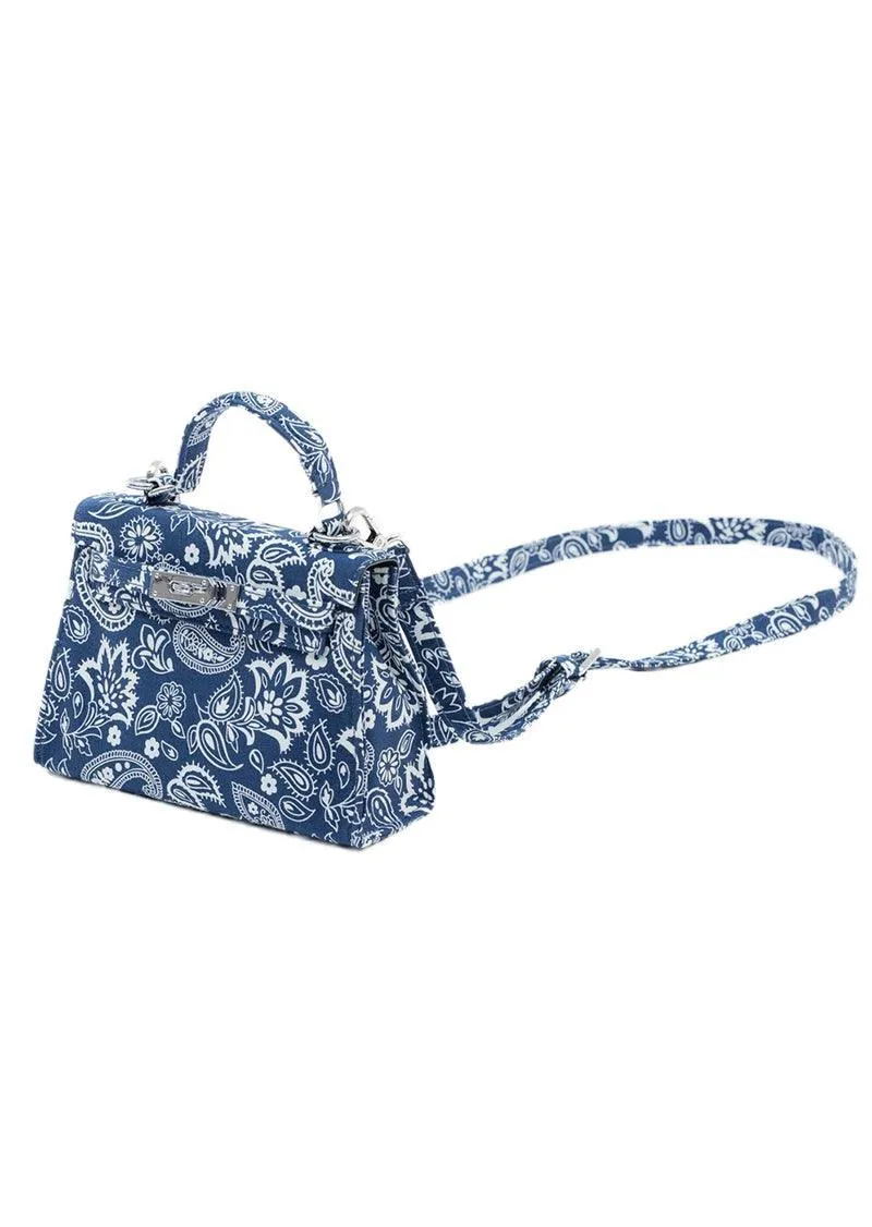 Blue Remade Bandana Bag