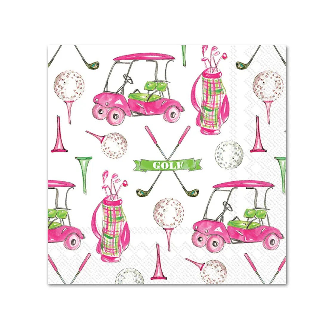 Boston International Cocktail Napkin - Girly Golf