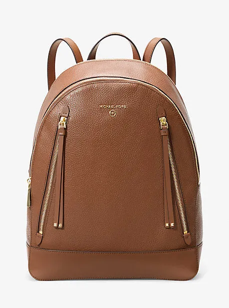 Brooklyn Large Pebbled Leather Backpack