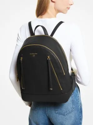 Brooklyn Large Pebbled Leather Backpack