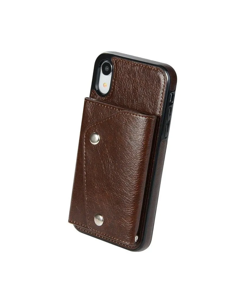 Brown Vegan Leather | Wallet Case