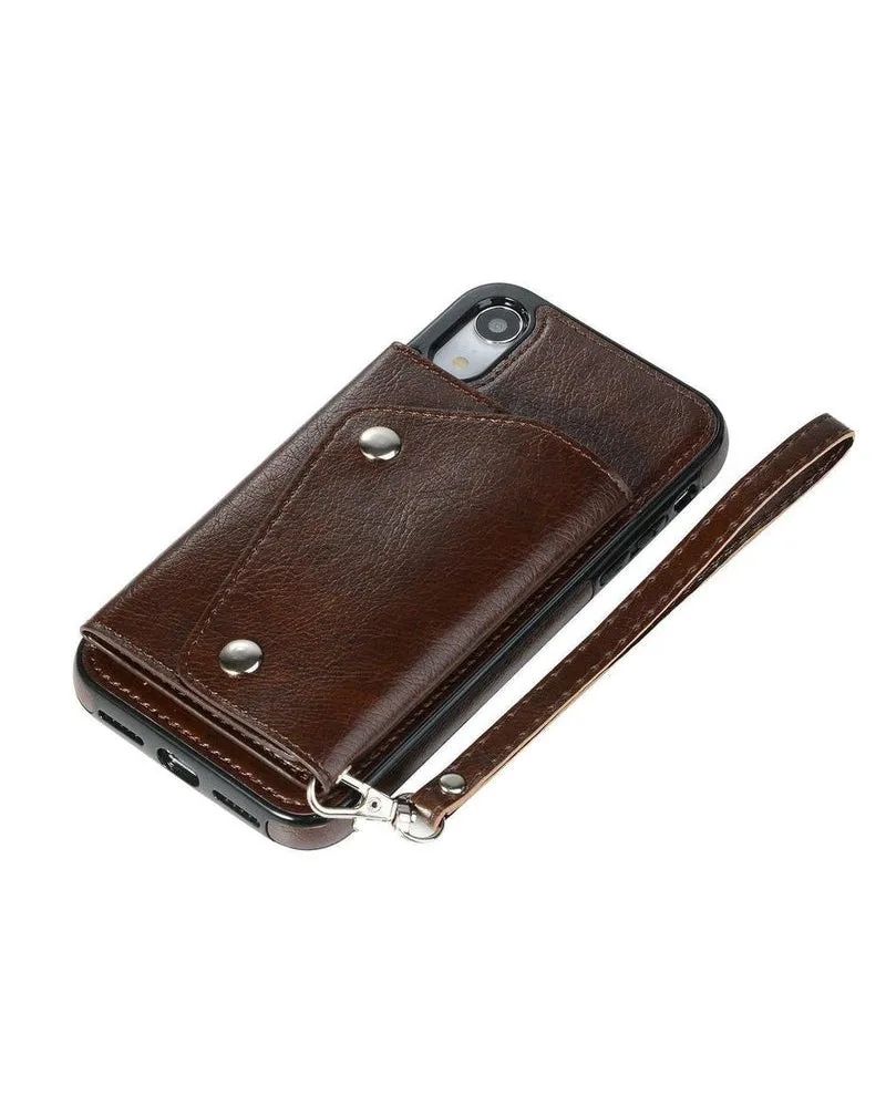 Brown Vegan Leather | Wallet Case