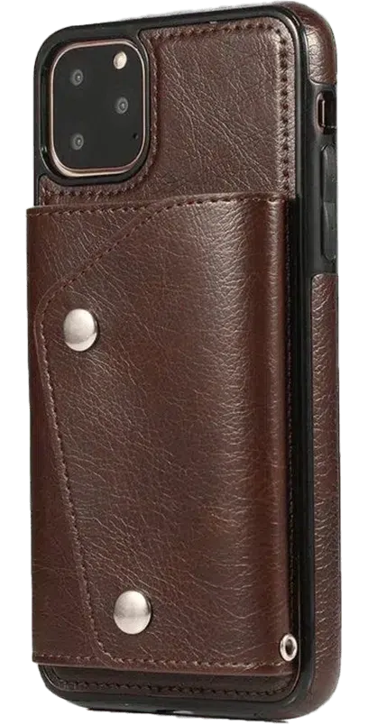 Brown Vegan Leather | Wallet Case