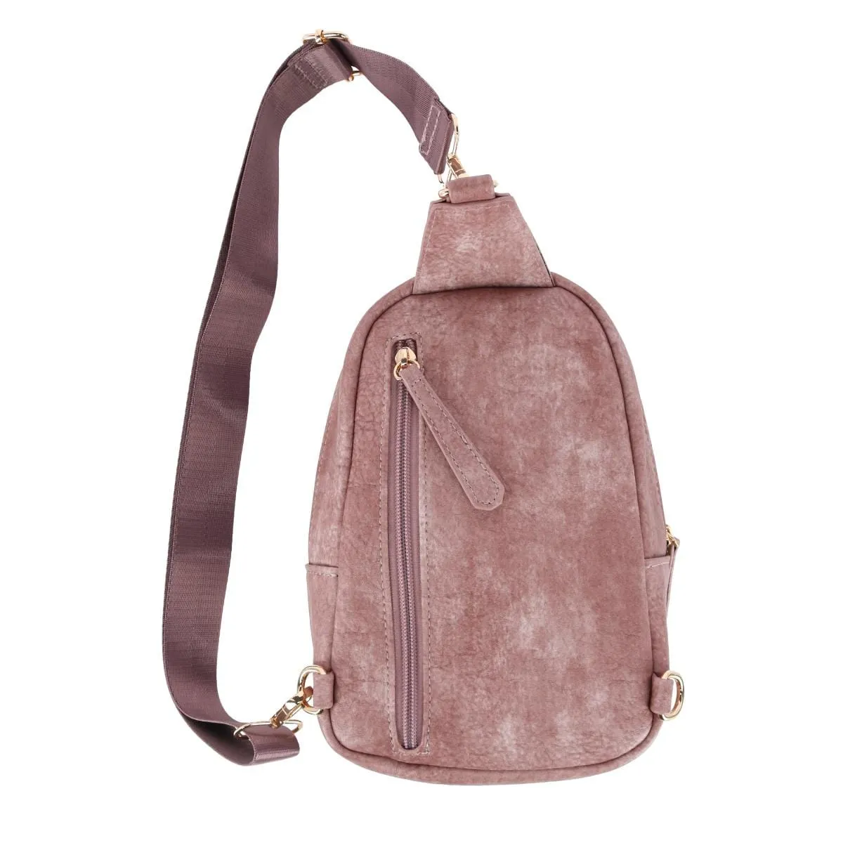 Buxton Women's Vegan Leather Sling Bag