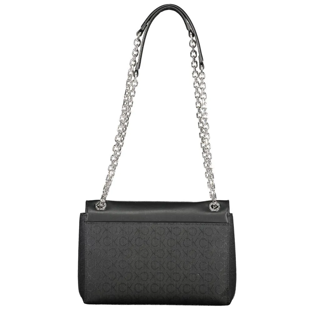 Calvin Klein Black Polyester Handbag