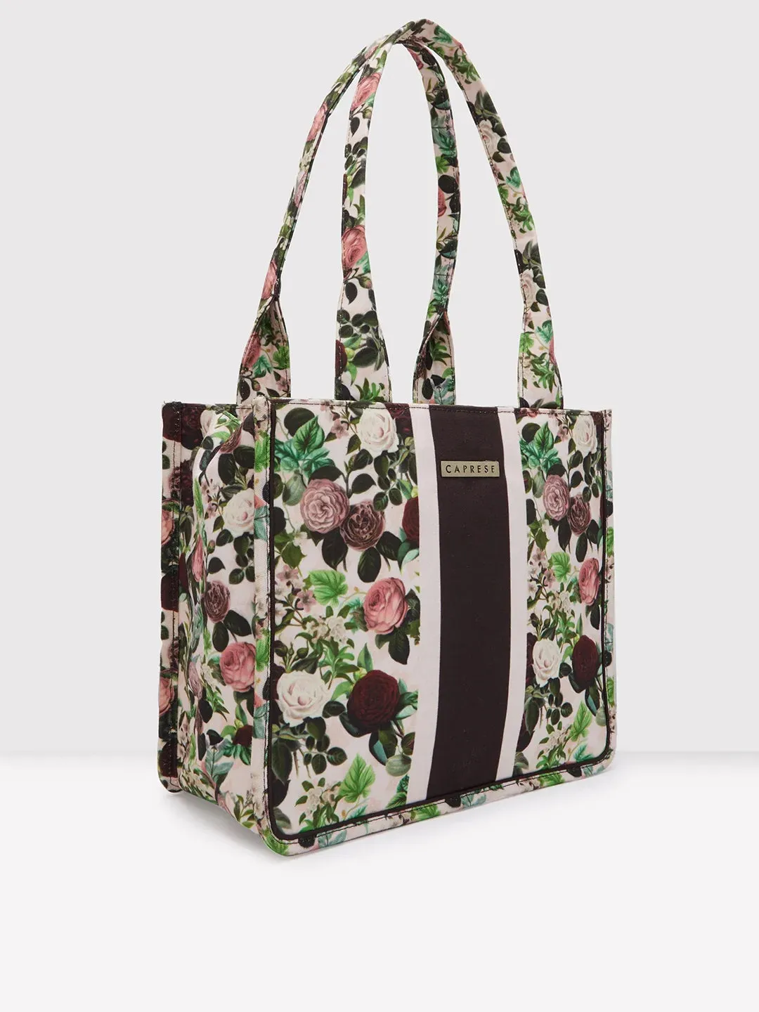 Caprese Blossom Tote Large Burgundy