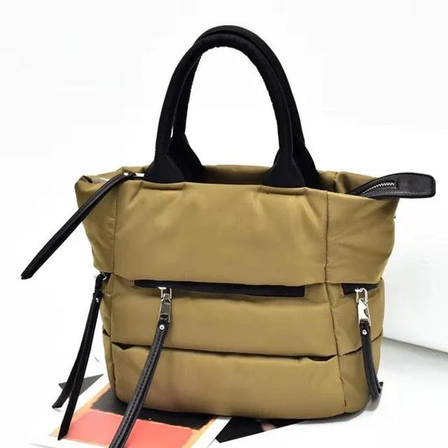 Casual Cotton-Made Handbag