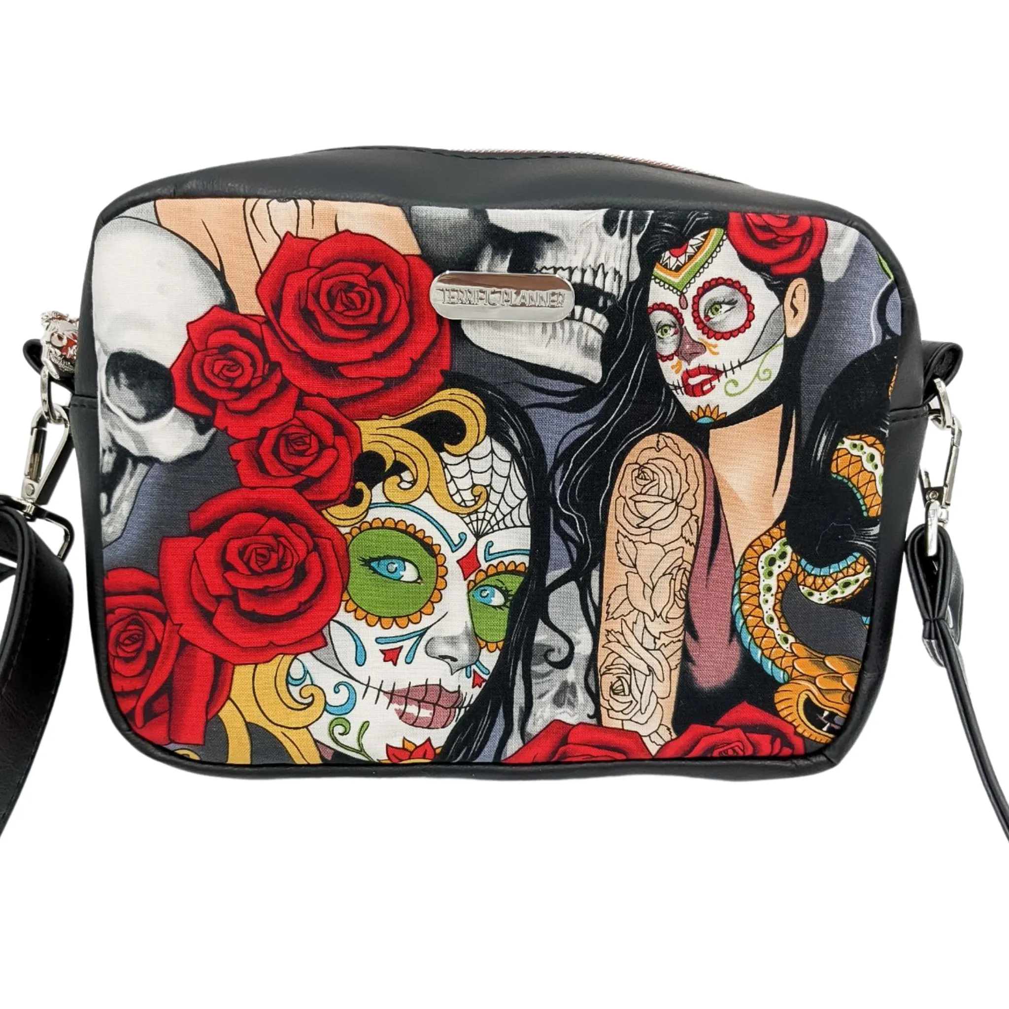 Catrinas and Roses Boxy Crossbody Bag