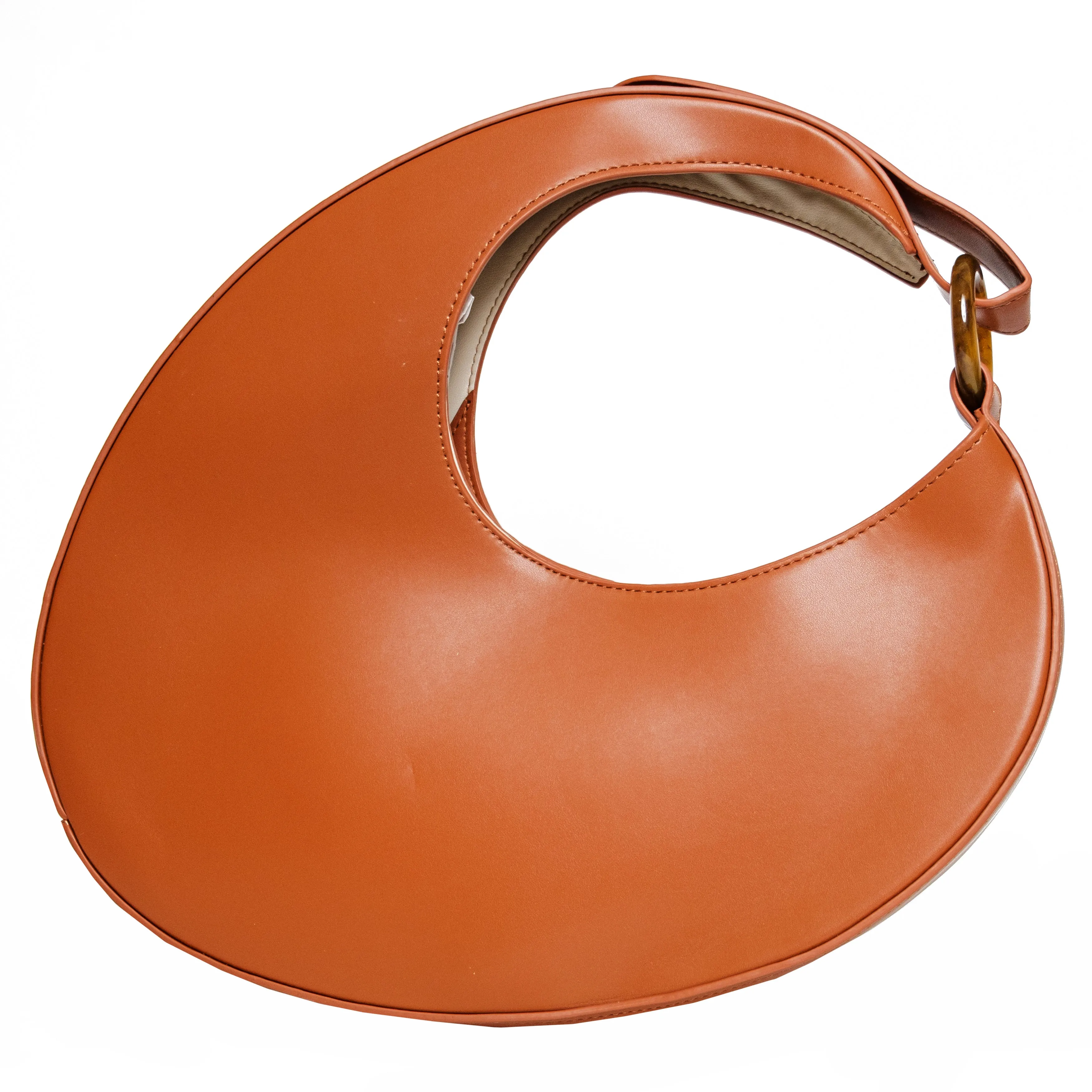 Chokore Crescent-shaped Shoulder Bag (Brown)