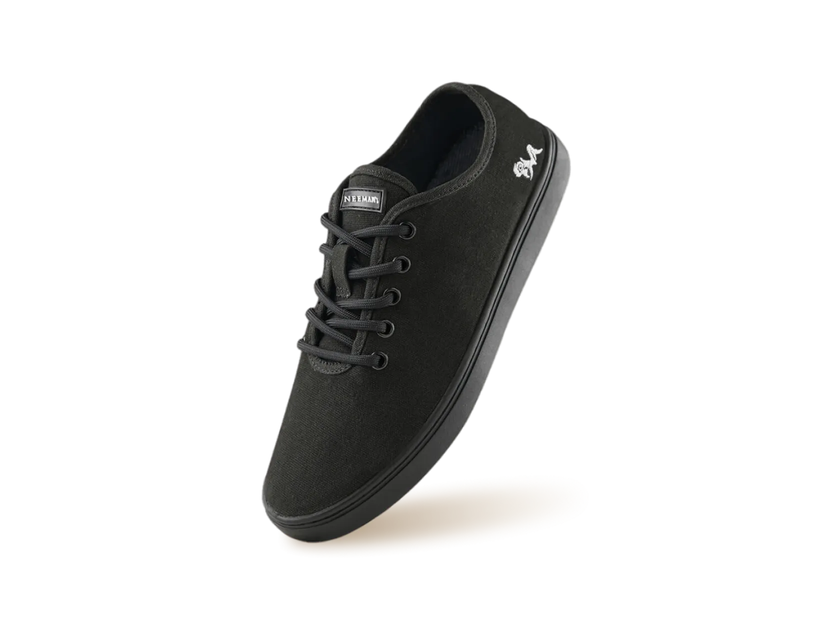 Cotton Classic Sneakers : Coal Black Black Sole