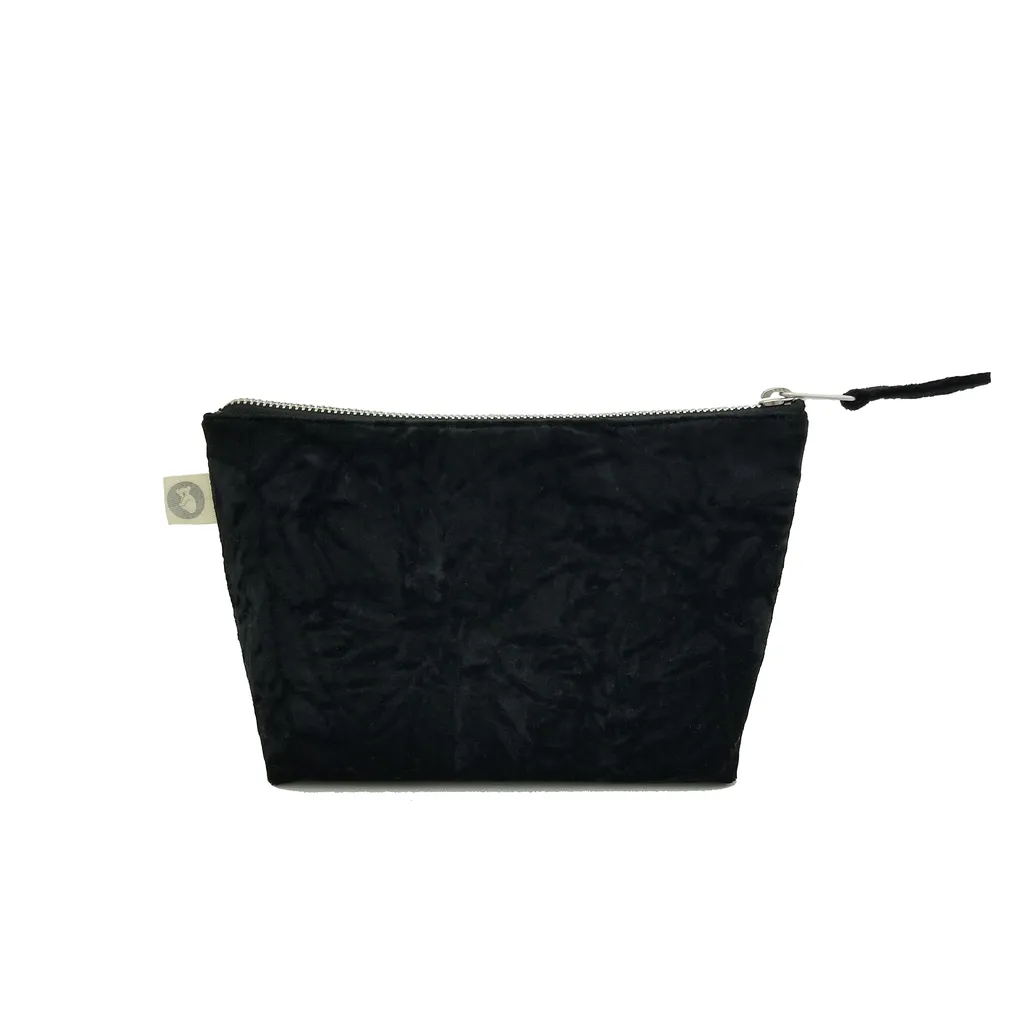 Crushed Velvet Small Makeup Bag