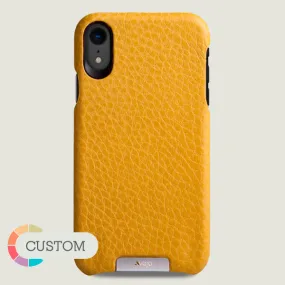 Custom Grip - iPhone Xr Leather Case