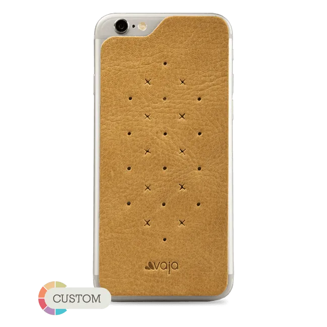 Customizable Leather Back - Premium Leather Back for iPhone 6 Plus/6s Plus