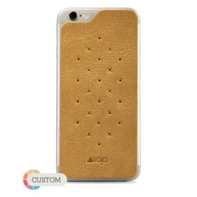 Customizable Leather Back - Premium Leather Back for iPhone 6 Plus/6s Plus